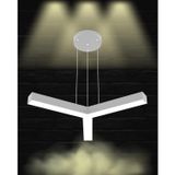 Hegza Lighting TRES Ayarlanabilir Sarkıt LEDli Modern Gri Kasa Led Avize (3000K (Sarı Işık))