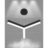 Hegza Lighting Tres Ayarlanabilir Sarkıt Siyah 6500K Beyaz Işık Modern Led Avize