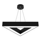Hegza Lighting TRIAN Ayarlanabilir Sarkıt LEDli Modern Siyah Led Avize (6500K (Beyaz Işık))