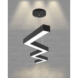 Hegza Lighting Zigzag Ayarlanabilir Sarkıt Beyaz Kasa 4000K Doğal Beyaz Modern Led Avize