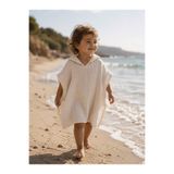 Heianmono Kids 4 Kat Çoban Dikişli Müslin Bebek / Çocuk Pançosu - Taş Rengi