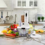 Heifer Chef's Mutfak Robotu 1500 W Güç Kapasitesi 900 ml Çoklu Set Özellikleri ile Pearl White Renk