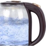 Heifer LED Işıklı Cam Kettle Renk Değiştiren Su Isıtıcı - Siyah