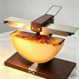 Heıheızı Peynir Eritme Makinesi 1000W Hızlı Isıtma Çok Fonksiyonlu Peynir Eritici Raclette Izgara Paslanmaz Çelikten Yapılmış, Eritme Çıkışı 0 ~ 90 ° Mutfak İçin Ayarlanabilir