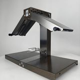 Heıheızı Raclette Peynir Eritici - 1000W, Ayarlanabilir Isıtma Yüksekliği ve Açısına Sahip Yarım Yuvarlak Elektrikli Paslanmaz Çelik Ticari Isıtıcı, Raclette Izgara Için Çok Fonksiyonlu Peynir Eritici - Siyah