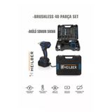 Heilber 40 Parça 58Vf 5000Mah Kömürsüz Akülü Bijon Somun Sökme Makinesi