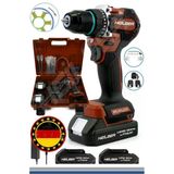 Heilber Alman V998 15Ahm Kırmızı Bakır Sargılı Darbeli Akülü Vidalama Çelik Şanzıman Şarjlı Matkap