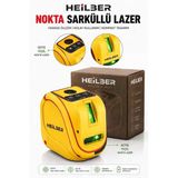 Heilber Ba011513 Yeşil Nokta Şaküllü Lazer Hizalama Cihazı Profesyonel Lazer Terazi Kompakt