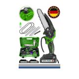 Heilber V598 15AHM Yeşil Çift Akülü Şarjlı Ağaç Kesme Makinesi