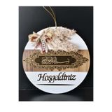HeiN Besmeleli Hosgeldiniz Dekoratif Ahsap Kapi Susu