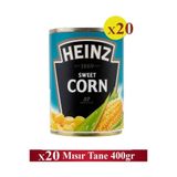 Heinz Mısır Tane Konservesi, 400 gr, 20'li Paket