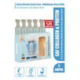 Heinz ŞOK BAKIM Collagen ve Protein Serum Yıpranmış Saçlar Için Şok Bakım & Saç Vitamini 5li Ampul