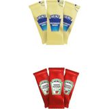 Heinz Tek Kullanımlık Pp Ketçap 9 G x 1000 Adet + Tek Kullanımlık Pp Mayonez 10 G x 504 Adet