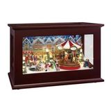 Heirloom Işıklı ve Animasyonlu Müzik Kutusu Yılbaşı Dekoru 33x24 cm