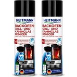Heitmann Heıtmann Fırın, Izgara ve Şömine Camı Temizleyici Sprey 400 ml Yağ Çözücü Güçlü Temizlik x 2 Adet