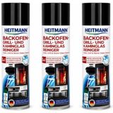 Heitmann Heıtmann Fırın, Izgara ve Şömine Camı Temizleyici Sprey 400 ml Yağ Çözücü Güçlü Temizlik x 3 Adet