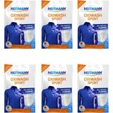 Heitmann OxiWash Sport, Spor ve Fonksiyonel Kıyafetler için Leke Çıkarıcı Hijyen Sağlayıcı Toz 50 gr 6'lı paket - 300 gr