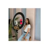 Hejaron A+ Kalite Megalux Ring Light Led Işık Halkası 21 Inç Profesyonel Influencer Işığı Ve 210 Cm Monopod