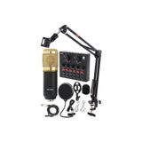 HEJARON m800 V8 Plus Ses Kartlı Stüdyo Kayıt Youtuber Mikrofonu Seti BM800 V8 plus mic full set