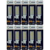 Heka (10 Adet) 7W (49W) 3000K (Gün Işığı) G9 Duylu Dim Edilebilir LED Kapsül Ampul - Sarı