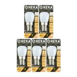 Heka 2W (14W) 3000K Sarı Işık E14 Duylu Dim Edilebilir LED Mini Ampul, 5 Adet