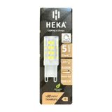 Heka 5W (37W) 6500K Beyaz Işık G9 Duylu Dim Edilebilir LED Kapsül Ampul