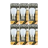 Heka 6 Adet 2W (14W) 3000K Sarı Işık E14 Duylu Dim Edilebilir LED Mini Ampul