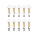 Heka Dekoratif Mum Led Avize Ampulü 6w 3000k E14 Gün Işığı 10'lü Erd-92