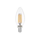 Heka Dekoratif Mum Led Avize Ampulü 6W 3000K E14 Gün Işığı ERD-92