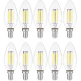 Heka Dekoratif Mum LED Avize Ampulü Rustik E14 6W 6500K Beyaz Işık 10'lu Erd-93 - 1 - 10 W