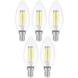 Heka Dekoratif Mum Led Avize Ampulü Rustik E14 6W 6500K Beyaz Işık ERD-93