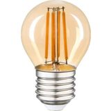 Heka G45 Filament Edison Tip Rustik E-27 Bal Cam 6 W Led Ampul - Günışığı Erd-43