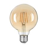 Heka G95 Filament Tip Rustik Sarı Cam Ampul 8 W Led Ampul - Gün Işığı Erd-86