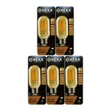 Heka LED Ampul, 6W (48W), 2500K Günışığı, E27 Duy, Şeffaf, 5 Adet