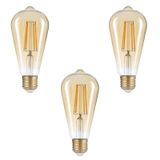 Heka Led Filament Rustik Ampul 8W Gün Işığı - 3 Adet