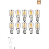Heka Led Rustik Ampul E14 C7 Ampul 2W 2700K Gün Işığı 10'Lu Erd-69