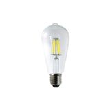 Heka Led Rustik Şeffaf 6 W Beyaz Işık Ampul 2'li Paket