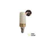 Heka MISIR ŞEFFAF 10W ÜÇ RENKLİ E14 LED AMPUL ERD-306
