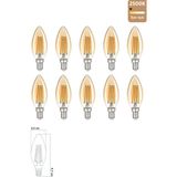 Heka Rustik LED Ampul 6W E14 2500K Sarı Işık Filament 40-50W Güç Eşdeğeri - 40 - 50 W