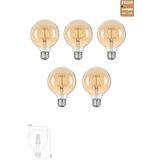 Heka Rustik Led Ampul E27 G95 8W 2500K Gün Işığı ERD-86