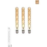Heka Rustik Led Çubuk Ampul E27 8W 2500K Gün Işığı 3'Lü Erd-38