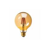 Heka Sarı Filament Edison Tip Rustik Led Ampul 750 Lümen 8 Watt G95