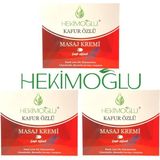 Hekimoğlu 3 Adet Kafur Özlü Masaj Kremi 100 ml