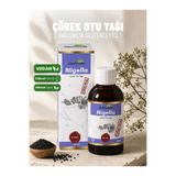 Hekimzade Saf Çörek Otu Yağı - Nigella Oil - Soğuk Pres - Yüksek Timokinon - 200 ml