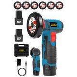 held power 12V Çift Akülü Mini Avuç İçi Kesme ve Avuç İçi Spiral Taşlama Seti