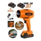 held power 21V 4.0 Ah Çift Bataryalı Turbo Jet Fan ve Akülü Yaprak / Toz Üfleme Makinesi