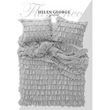 Helen George Gri Tek Kişilik Nevresim Takımı