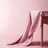 Helen George Klasik Masa Örtüsü 160x160 cm (Pembe)