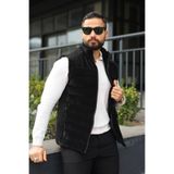 Helen Goods Yeni Sezon Triko Detaylı Nova Kumaş Erkek Şişme Yelek