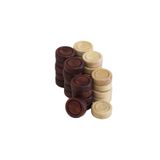 Helena Wood Art El Yapımı Şimşir Mini Tavla Pulu 19mm
